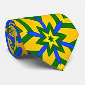 Elegant Abstract bloemenpatroon Stropdas (Opgerold)