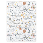 Elegant Abstract bloemig naadloos patroon Tafelkleed (Voorkant)