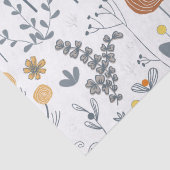 Elegant Abstract bloemig naadloos patroon Tissuepapier (Detail)