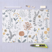 Elegant Abstract bloemig naadloos patroon Tissuepapier (Craft)