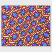 Elegant Abstract bloemmotief Cadeaupapier (Vlak)