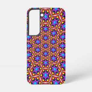 Elegant Abstract bloemmotief Samsung Galaxy Hoesje