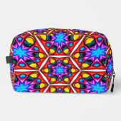 Elegant Abstract bloemmotief Toilettasje (Voorkant)