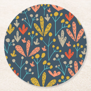 Elegant Abstract botanisch   Onderzetter