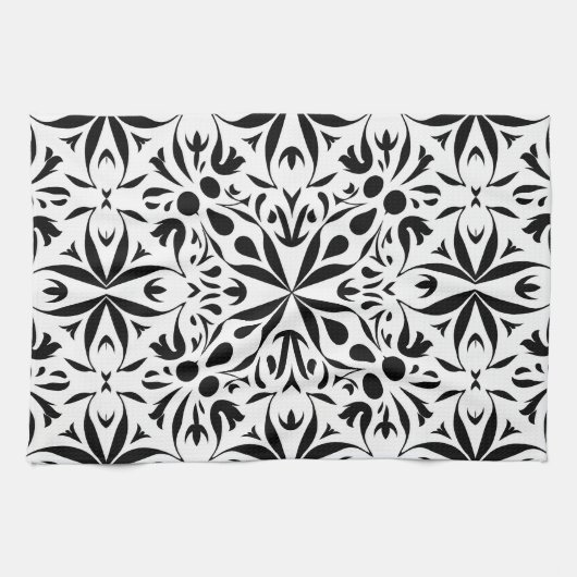 Elegant abstract classy theedoek (Horizontaal)