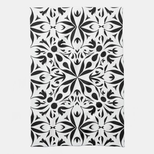 Elegant abstract classy theedoek (Verticaal)