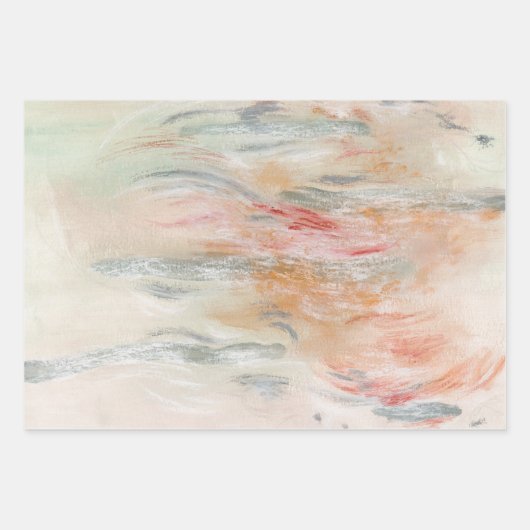 Elegant Abstract Collage  Inpakpapier Vel (Voorkant 3)