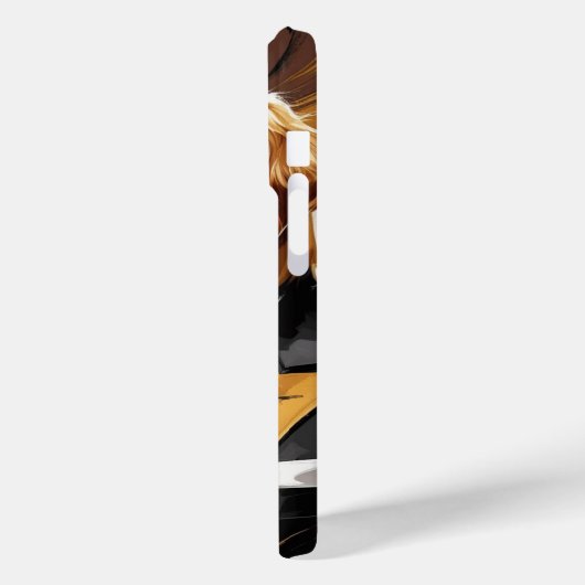 "Elegant Abstract Dog – Modern Art in Style" Case-Mate iPhone Case (Achterkant / Links)