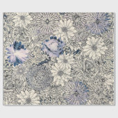 Elegant  Abstract Floral Achtergrond | Cadeaupapier (Vlak)