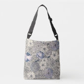 Elegant  Abstract Floral Achtergrond | Crossbody Tas (Voorkant)