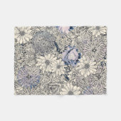 Elegant  Abstract Floral Achtergrond | Fleece Deken (Voorkant (Horizontaal))