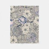 Elegant  Abstract Floral Achtergrond | Fleece Deken (Voorkant)