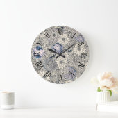Elegant  Abstract Floral Achtergrond | Grote Klok (Huis)