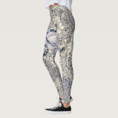 Elegant Abstract Floral Achtergrond | Leggings (Links)