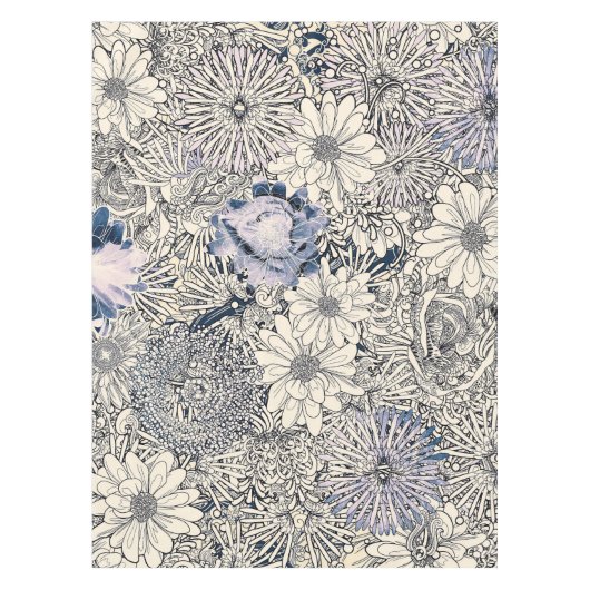 Elegant  Abstract Floral Achtergrond | Tafelkleed (Voorkant)