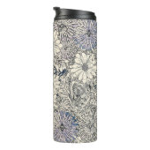 Elegant  Abstract Floral Achtergrond | Thermosbeker (Geroteerd rechts)