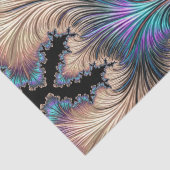 Elegant Abstract Fractal Feathers 11 Decoupage Tissuepapier (Detail)