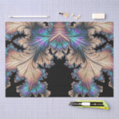 Elegant Abstract Fractal Feathers 12 Decoupage Tissuepapier (Craft)