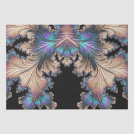 Elegant Abstract Fractal Feathers 12 Decoupage Tissuepapier