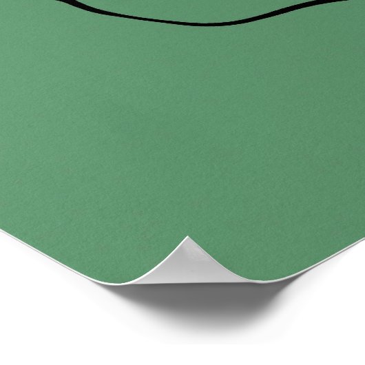 Elegant abstract geometrisch, midden-eeuws minimal poster (Hoek)