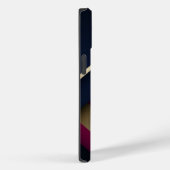 Elegant Abstract Gold Blue Roze Case-Mate iPhone Case (Achterkant / Rechts)