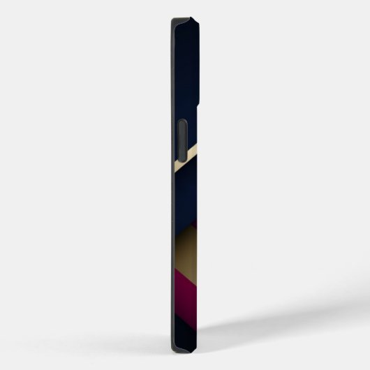 Elegant Abstract Gold Blue Roze Case-Mate iPhone Case (Achterkant / Rechts)