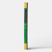 Elegant Abstract Gold Royal Green Case-Mate iPhone Case (Achterkant / Links)