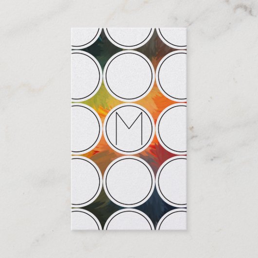 Elegant Abstract Gold Visitekaartje (Voorkant)