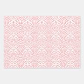Elegant Abstract in roze en witte kerst Inpakpapier Vel (Voorkant 3)