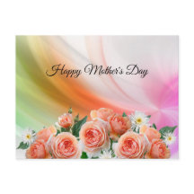 Elegant, Abstract, kleurrijke lijnen, Rozen