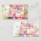 Elegant Abstract Kunstachtergrond Moderne Sjabloon Visitekaartje (Voorkant / Achterkant)