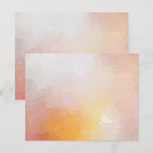 Elegant Abstract kunstwerk kleurrijk modern blanco Notitiekaartje (Voorkant / Achterkant)