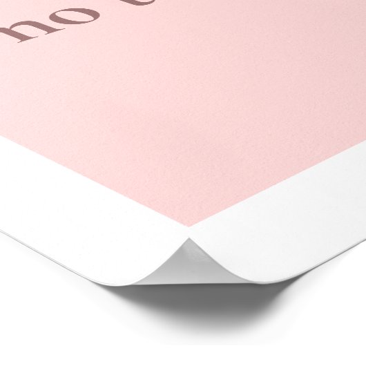 Elegant Abstract Lets Flamingle Poster (Hoek)