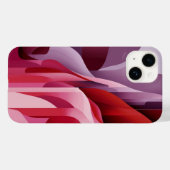 Elegant Abstract Lila Rood Roze Kleuren Case-Mate iPhone Case (Achterkant (horizontaal))