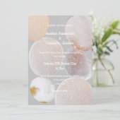 ELEGANT ABSTRACT MATERIAAL, GOLD WEDING KAART (Staand voorkant)