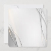 Elegant Abstract Modern Wedding Save The Date (Achterkant)