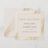 Elegant Abstract Modern Wedding sparen de Datum Save The Date (Voorkant / Achterkant)
