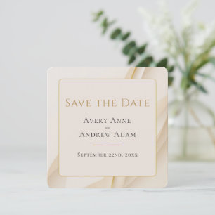 Elegant Abstract Modern Wedding sparen de Datum Save The Date