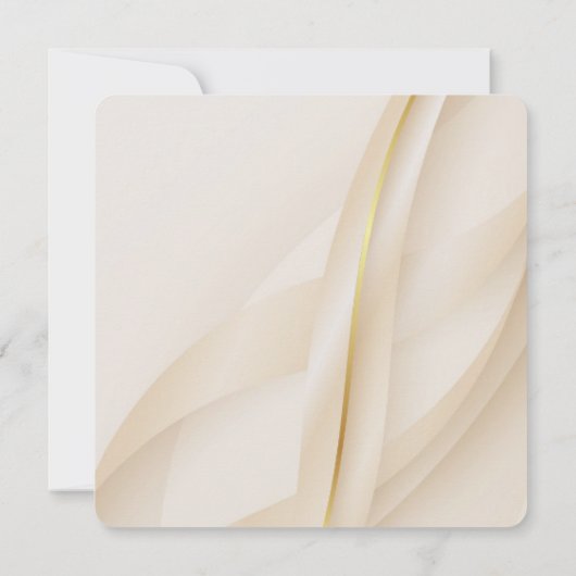 Elegant Abstract Modern Wedding sparen de Datum Save The Date (Achterkant)