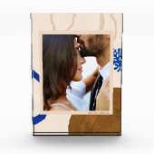 Elegant Abstract moderne kunst op maat Fotoblokken (Voorkant)