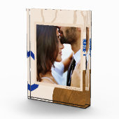 Elegant Abstract moderne kunst op maat Fotoblokken (Rechts)