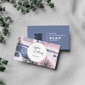 Elegant abstract ontwerp met QR-code Visitekaartje