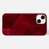 Elegant Abstract rood lint Case-Mate iPhone Case (Achterkant (horizontaal))