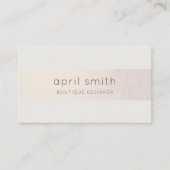 Elegant Abstract Roos Gold Paarse Waterverf Visitekaartje (Voorkant)