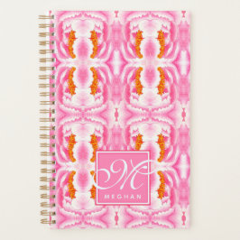 Elegant Abstract roze kleurstofpatroon Planner