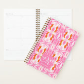 Elegant Abstract roze kleurstofpatroon Planner (Display)