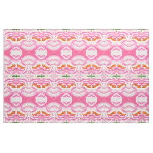 Elegant Abstract roze kleurstofpatroon Stof