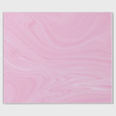 Elegant Abstract roze, vloeibaar marmer | Cadeaupapier (Vlak)
