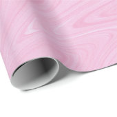 Elegant Abstract roze, vloeibaar marmer | Cadeaupapier (Rol Hoek)