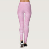 Elegant Abstract roze, vloeibaar marmer | Leggings (Achterkant)